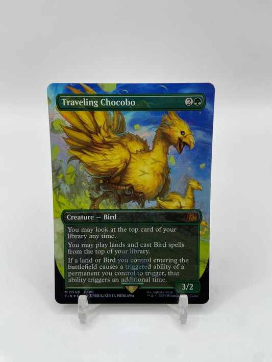 Traveling Chocobo (Borderless) (Chocobo Track Foil) Universes Beyond: FINAL FANTASY M 568
