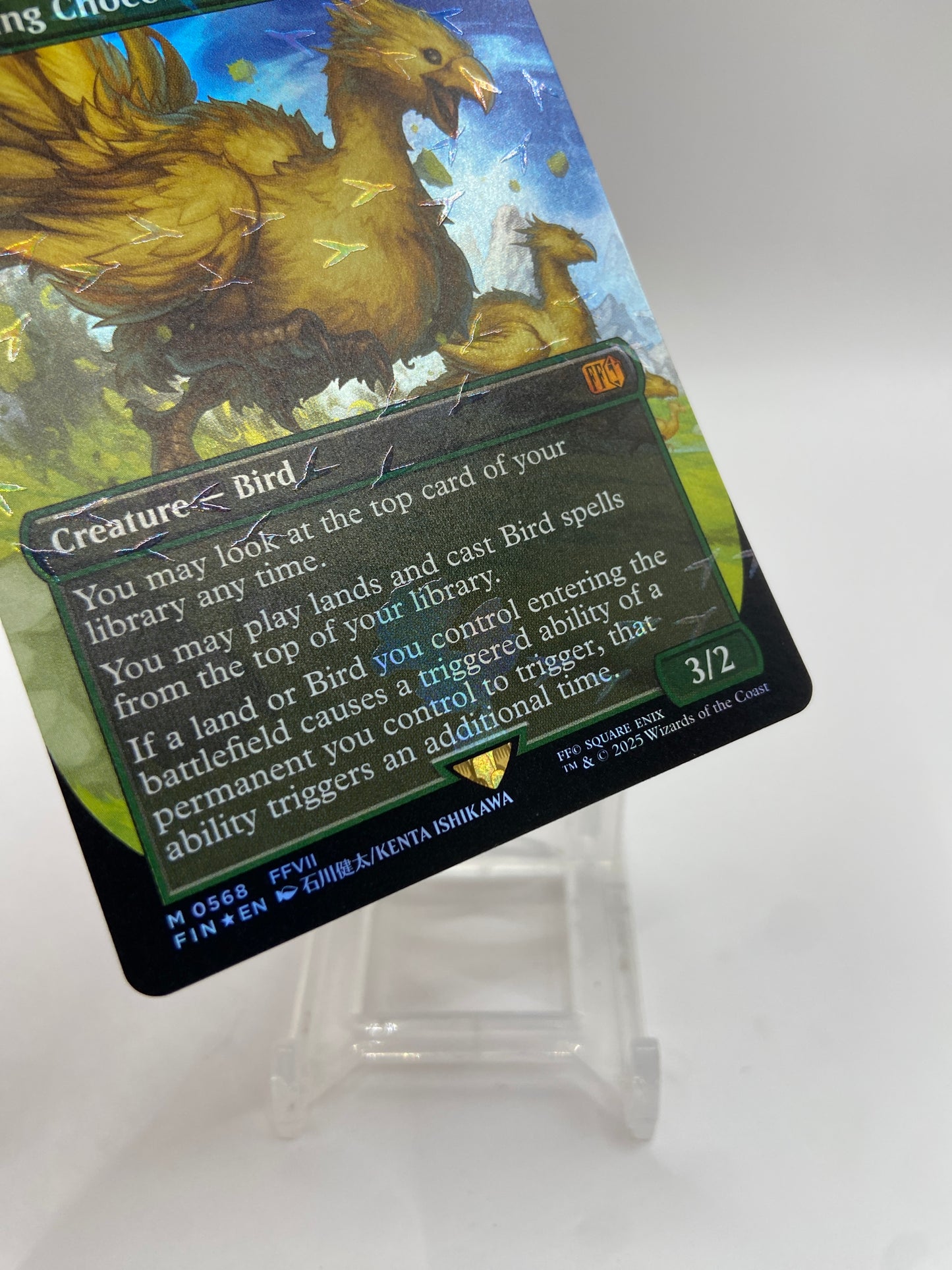 Traveling Chocobo (Borderless) (Chocobo Track Foil) Universes Beyond: FINAL FANTASY M 568