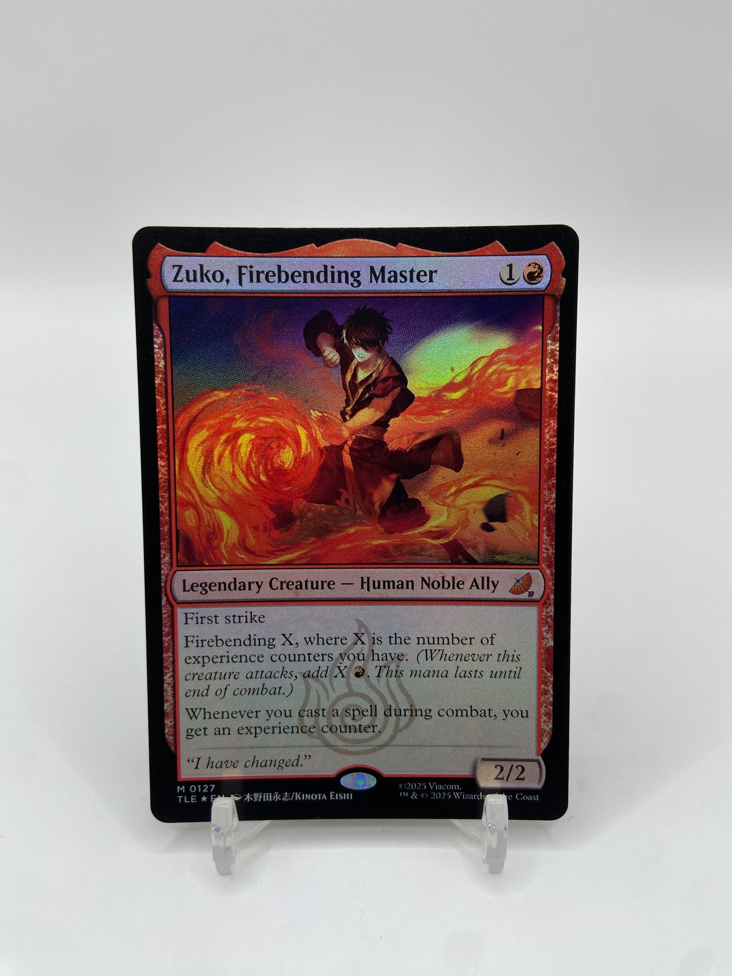 Zuko, Firebending Master Foil Avatar: The Last Airbender: Eternal-Legal M 127