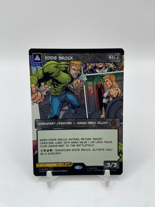 Eddie Brock Foil (0224) (Borderless) Marvel's Spider-Man M 224