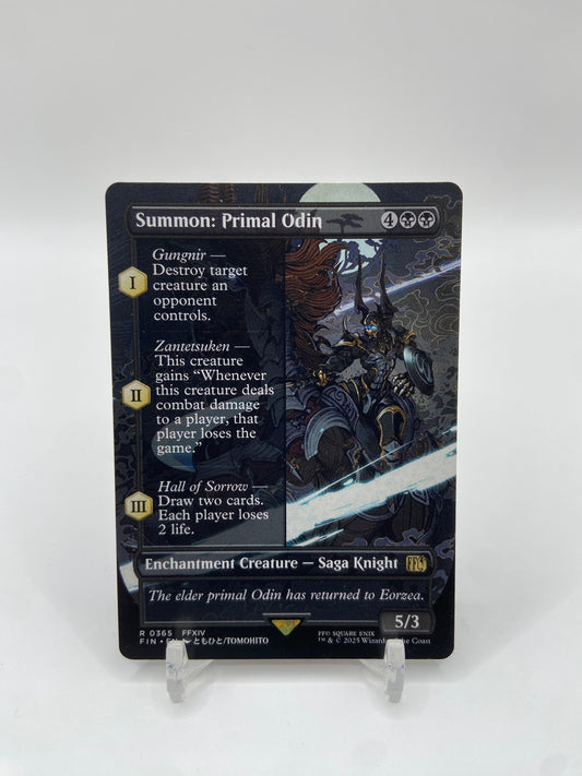 Summon: Primal Odin (Borderless) Universes Beyond: FINAL FANTASY R 365