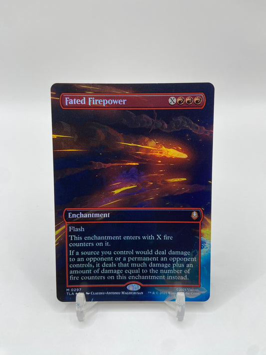 Fated Firepower Foil (Borderless) Avatar: The Last Airbender M 297