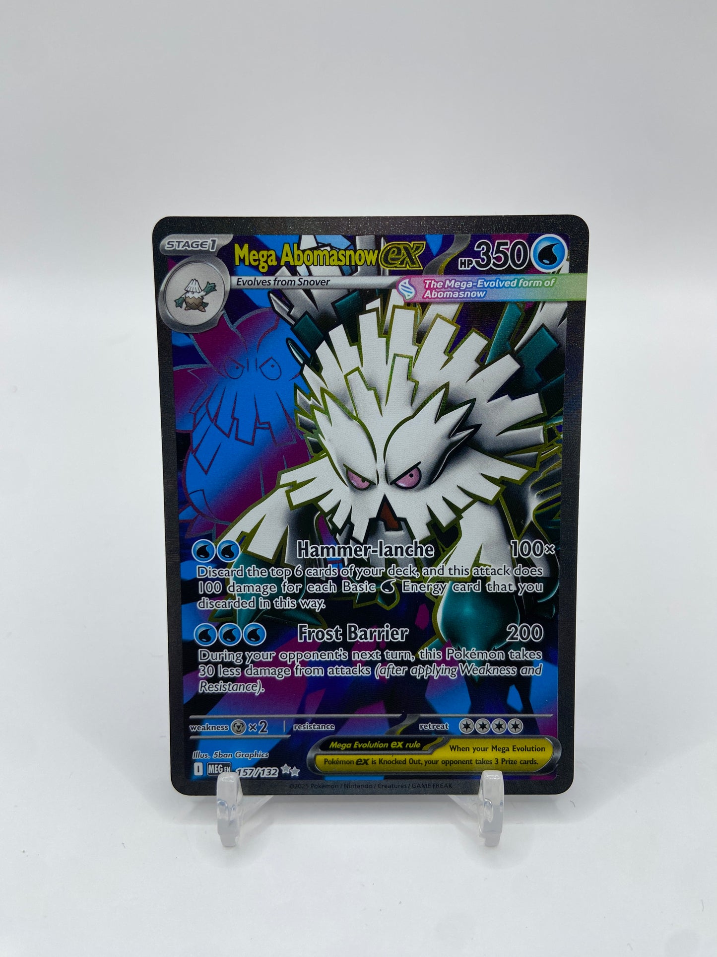 Mega Abomasnow ex Full Art Mega Evolution 157/132