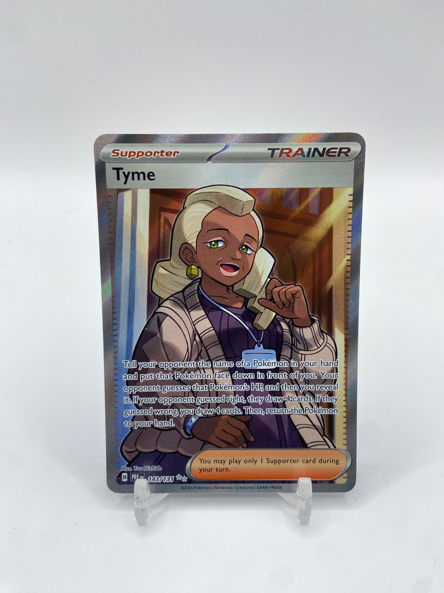Tyme Full Art Prismatic Evolutions 143/131