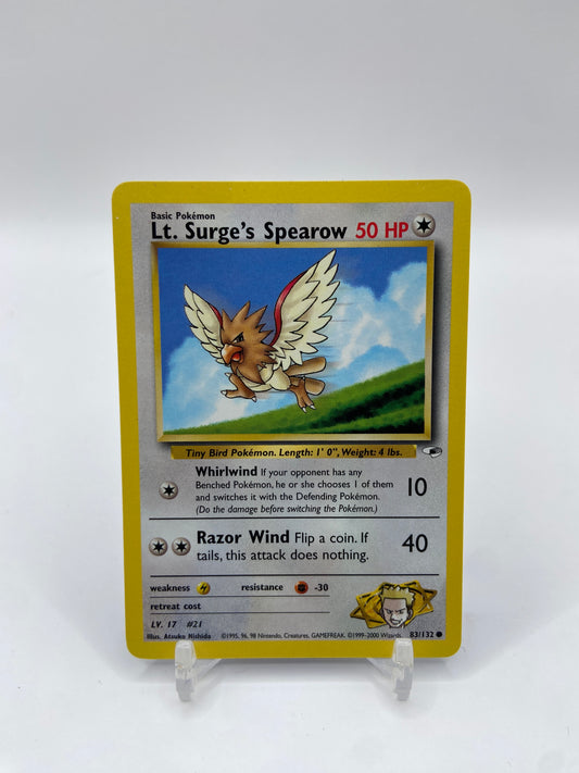 Lt. Surge's Spearow  Gym Heroes 83/132