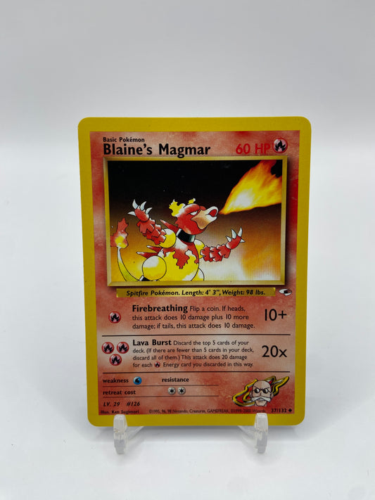Blaine's Magmar Gym Heroes 37/132