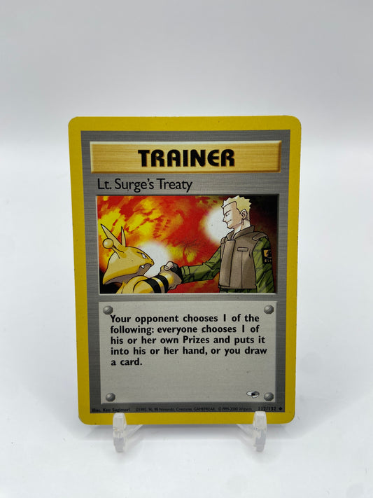 Lt. Surge's Treaty Gym Heroes 112/132
