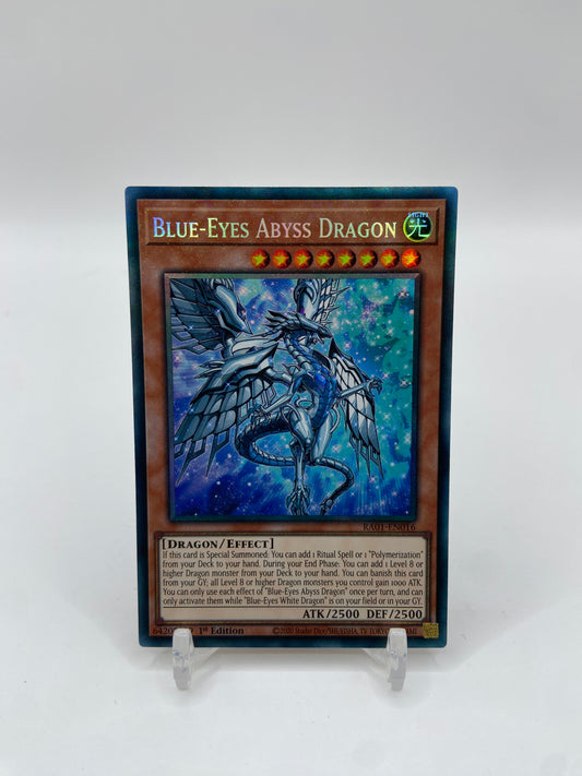 Blue-Eyes Abyss Dragon Prismatic Collector’s Rare 25th Anniversary Rarity Collection RA01-EN016
