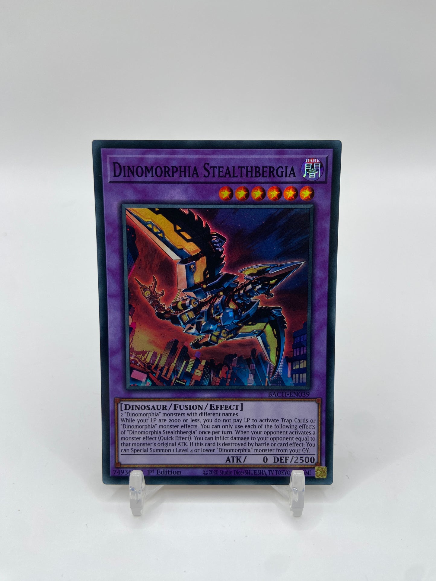 Dinomorphia Stealthbergia Super Rare Battle of Chaos BACH-EN039