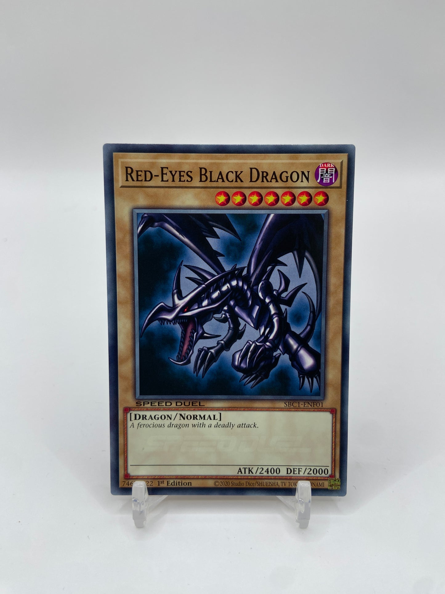 Red-Eyes Black Dragon Common Speed Duel: Streets of Battle City SBC1-ENF01