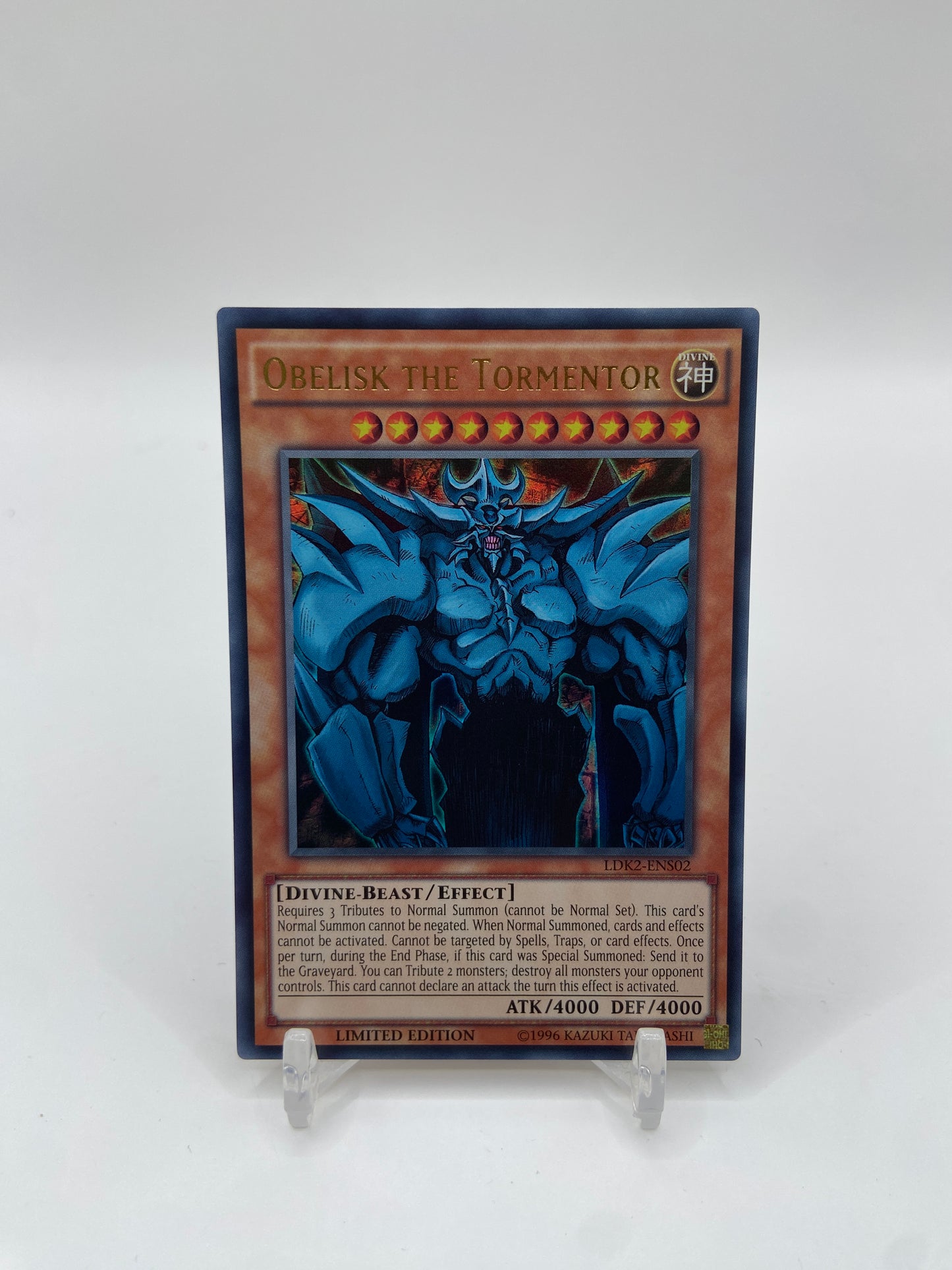 Obelisk the Tormentor Ultra Rare Legendary Decks II LDK2-ENS02