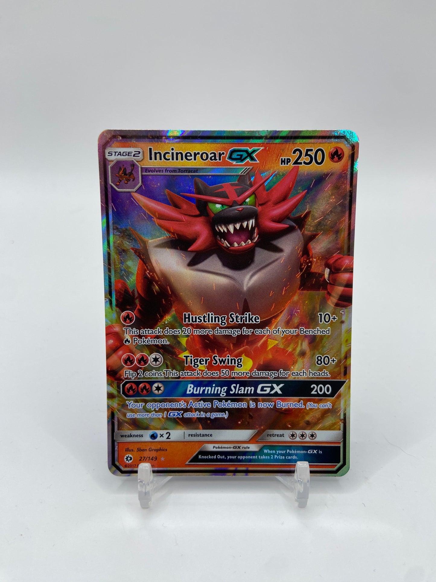 Incineroar GX Sun & Moon Base Set 27/149