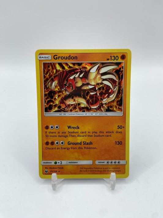 Groudon Holo Celestial Storm 81/168
