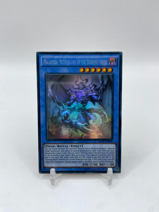 Malacoda, Netherlord of the Burning Abyss Ghost Rare Secrets of Eternity  SECE-EN085