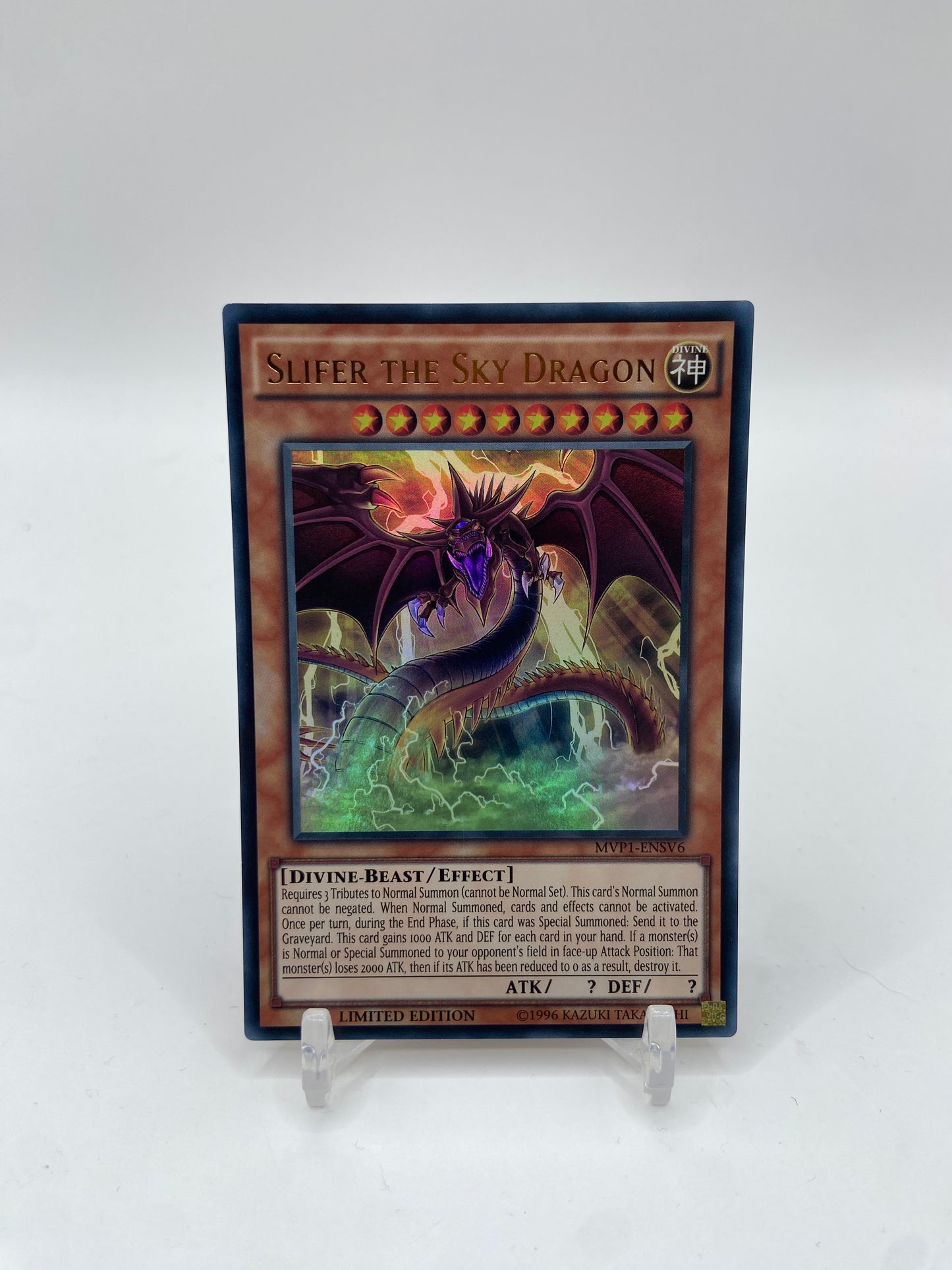 Slifer the Sky Dragon Ultra Rare The Dark Side of Dimensions Movie Pack: Secret Edition MVP1-ENSV6