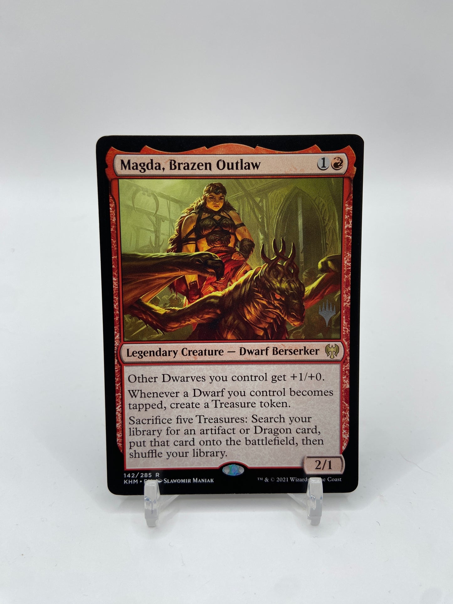Magda, Brazen Outlaw Promo Pack: Kaldheim R 142