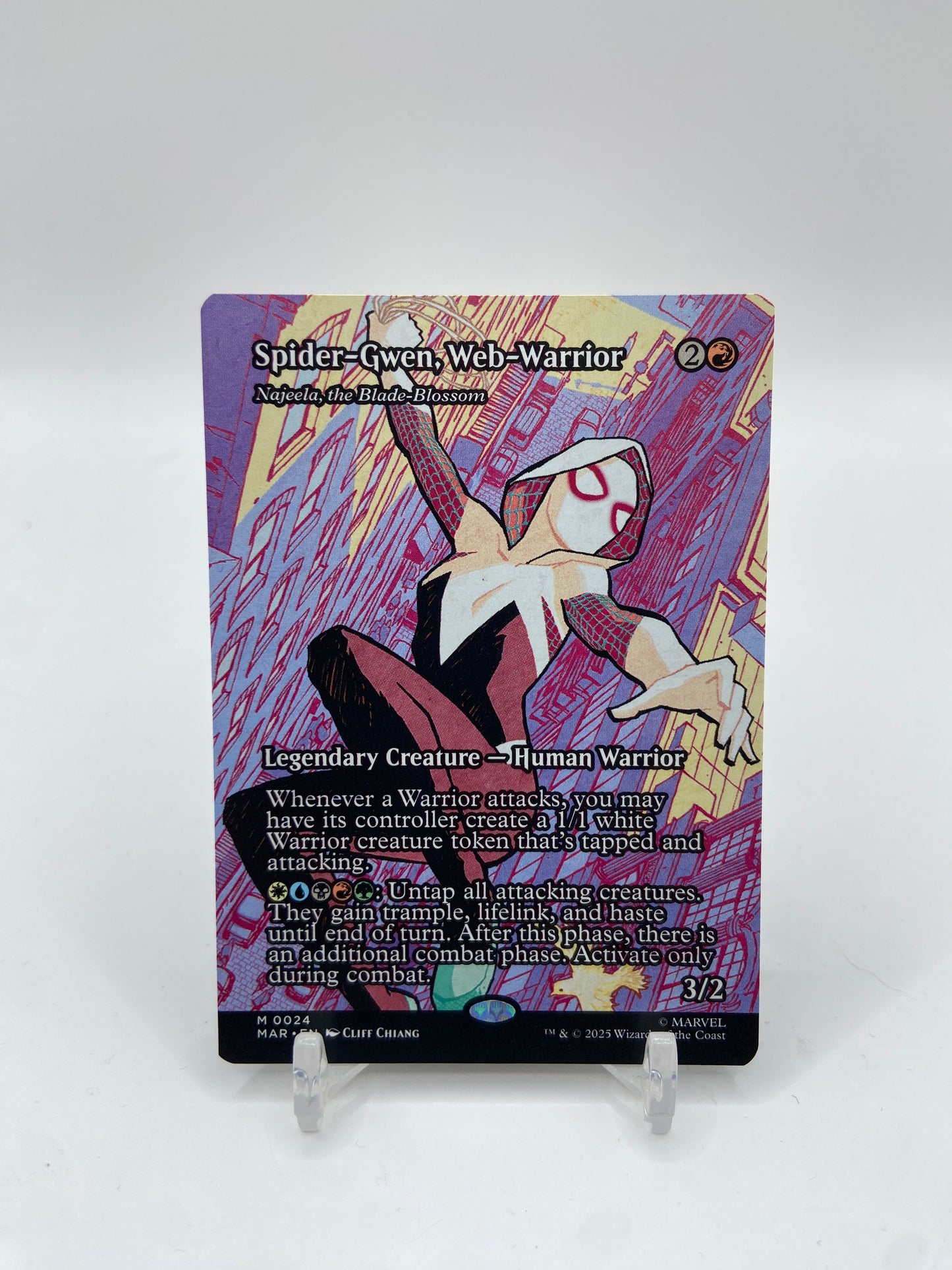 Spider-Gwen, Web-Warrior - Najeela, the Blade-Blossom Marvel Eternal-Legal M 24