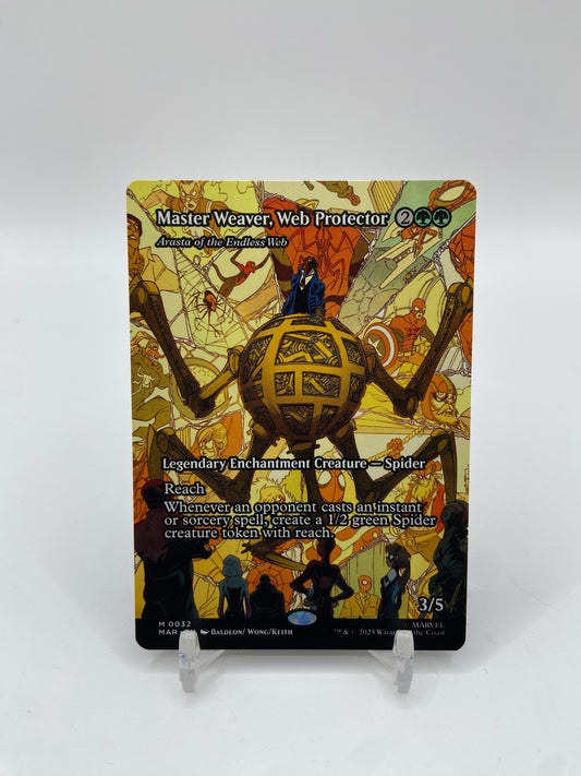 Master Weaver, Web Protector - Arasta of the Endless Web (Borderless) Marvel Eternal-Legal M 32