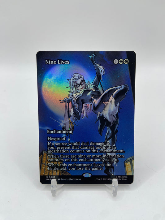 Nine Lives Foil (Borderless) Marvel Eternal-Legal M 3