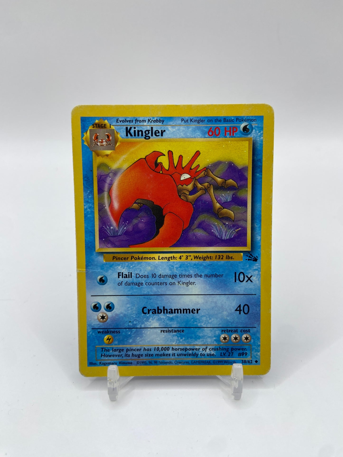 Kingler Fossil Set 38/62
