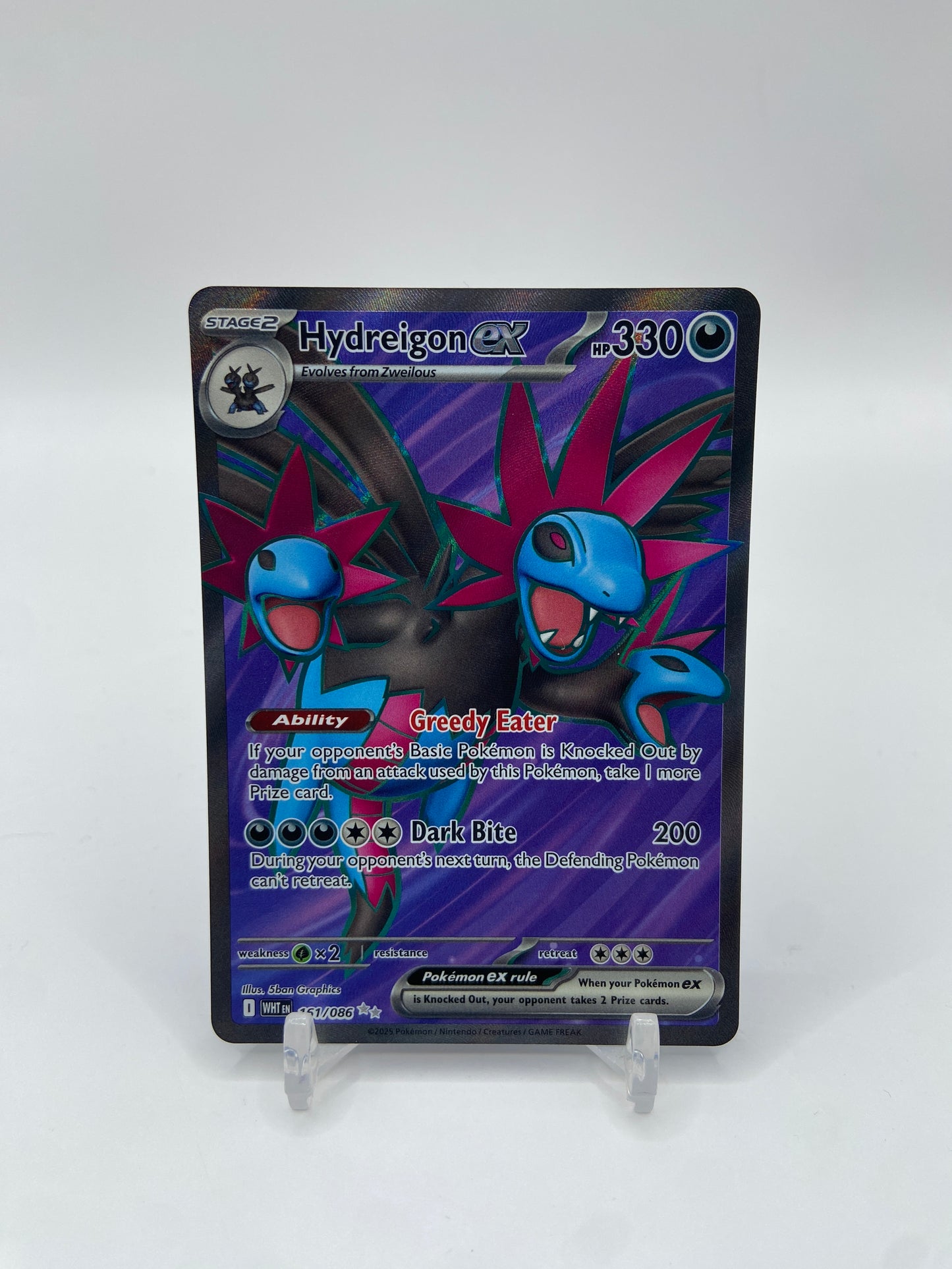 Hydreigon ex Full Art White Flare 161/086