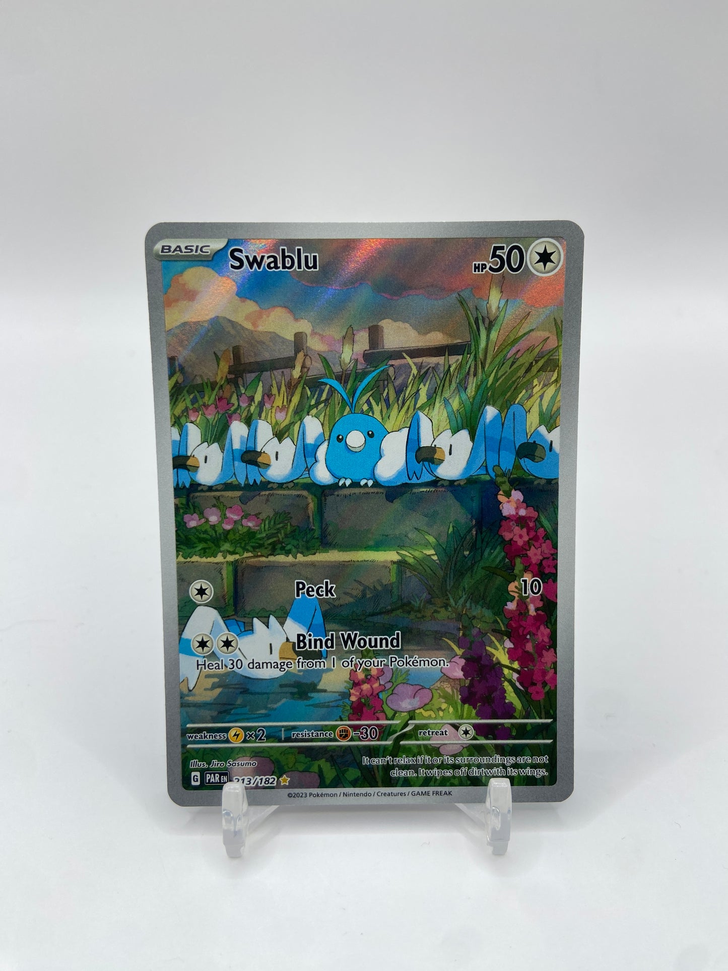 Swablu Illustration Rare Full Art Paradox Rift  213/182