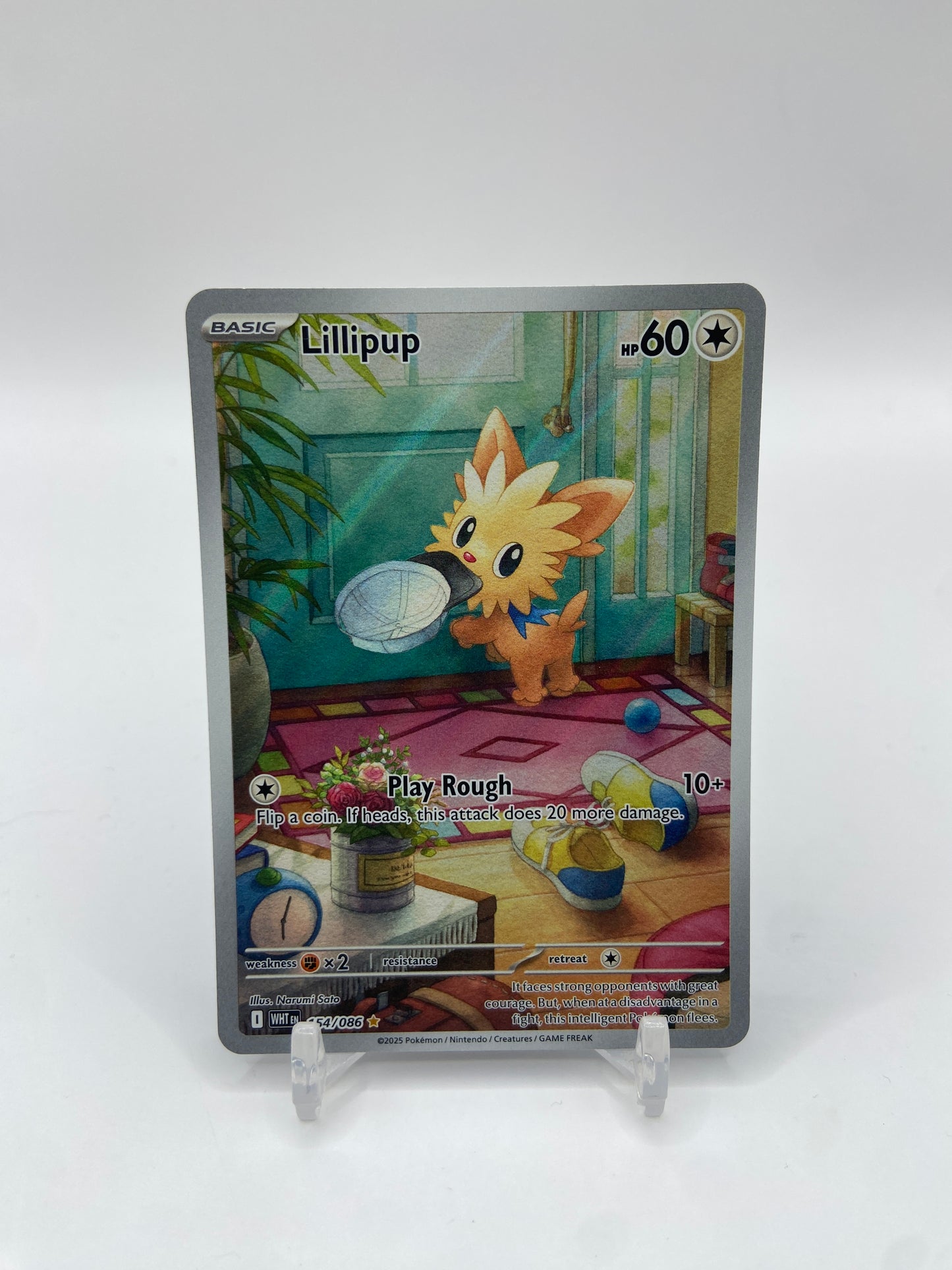 Lillipup  Full Art Illustration Rare White Flare 154/086