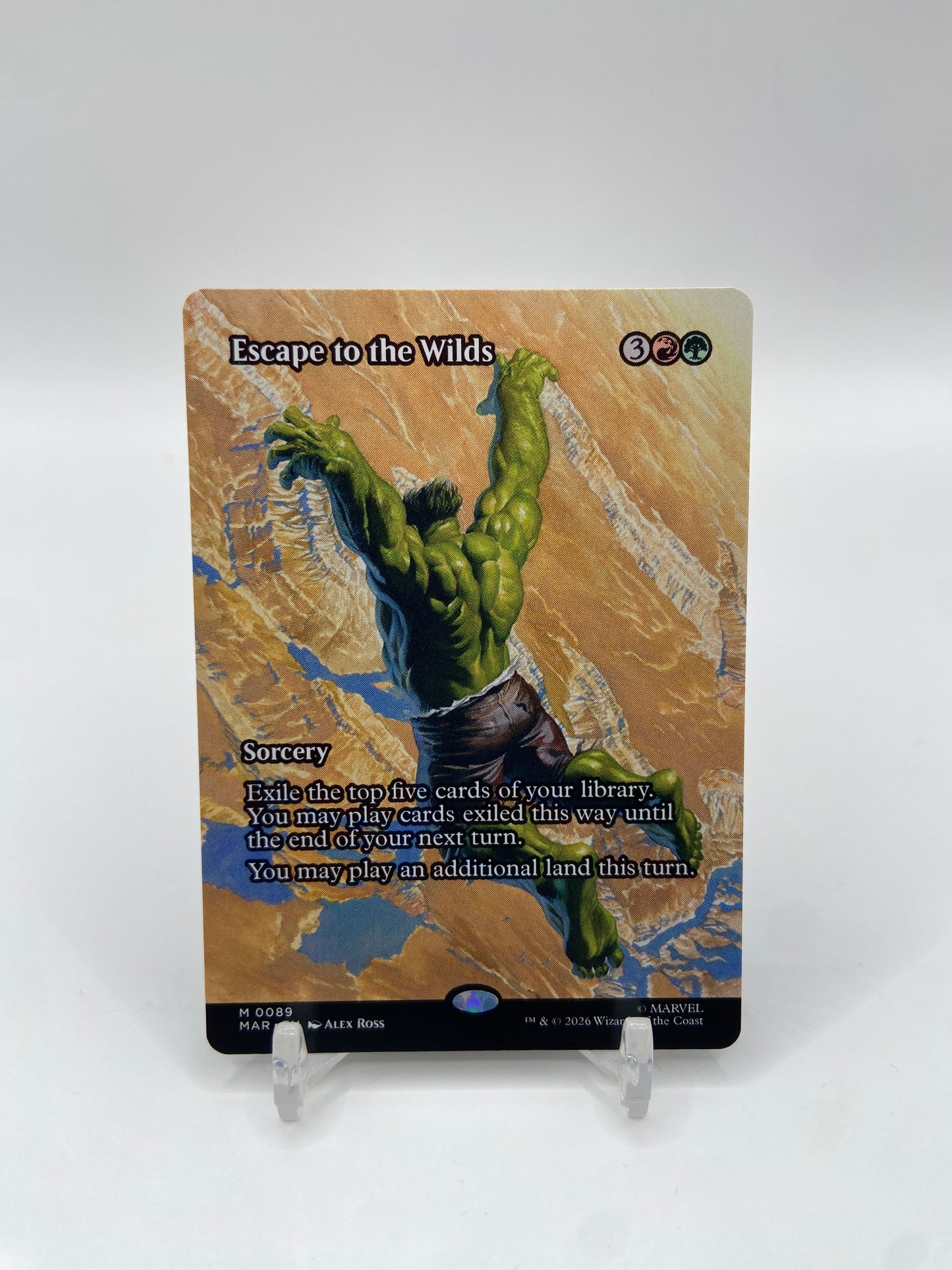 Escape to the Wilds (Borderless) Marvel Eternal-Legal M 89