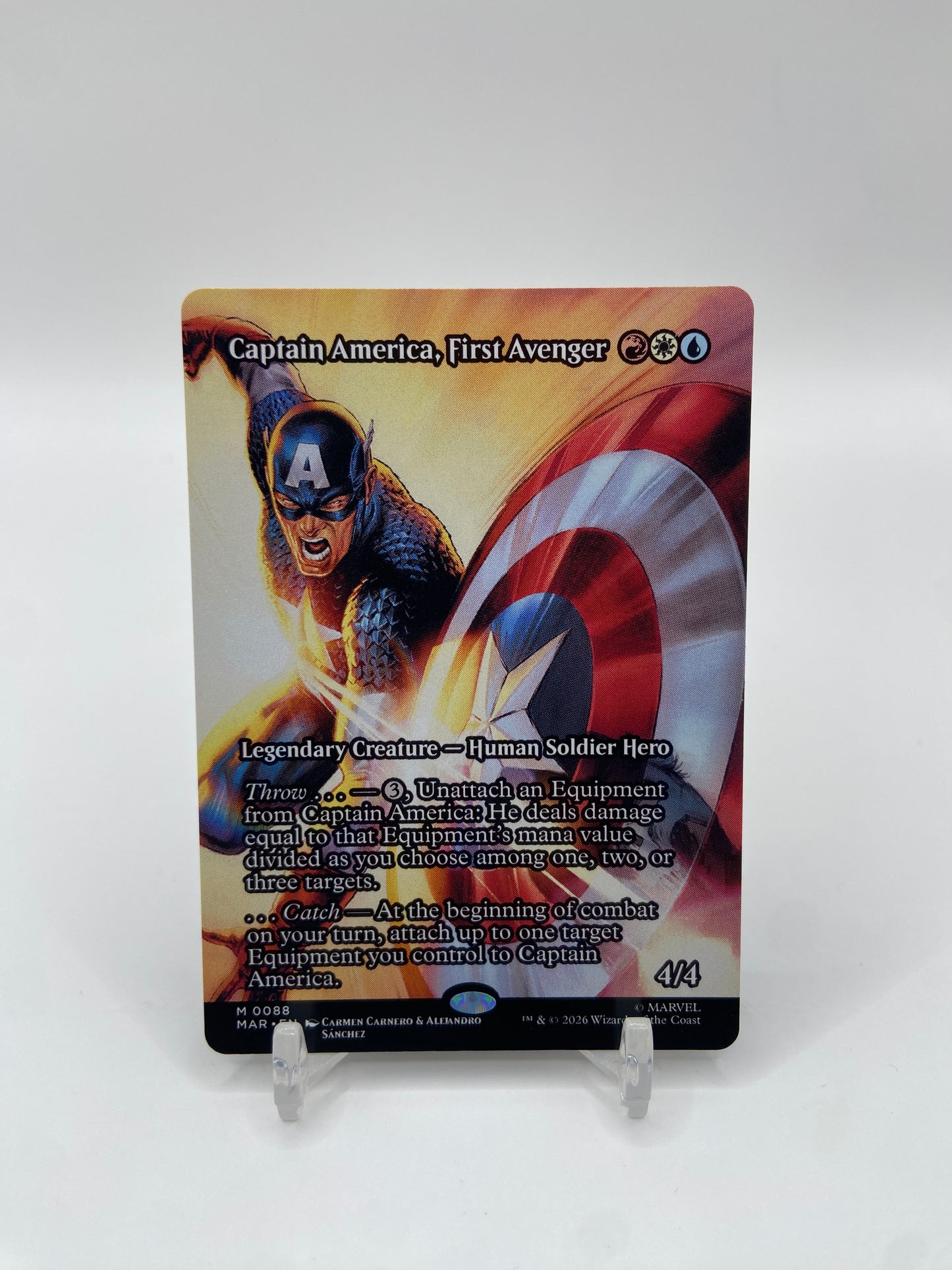 Captain America, First Avenger (Borderless) Marvel Eternal-Legal M 88
