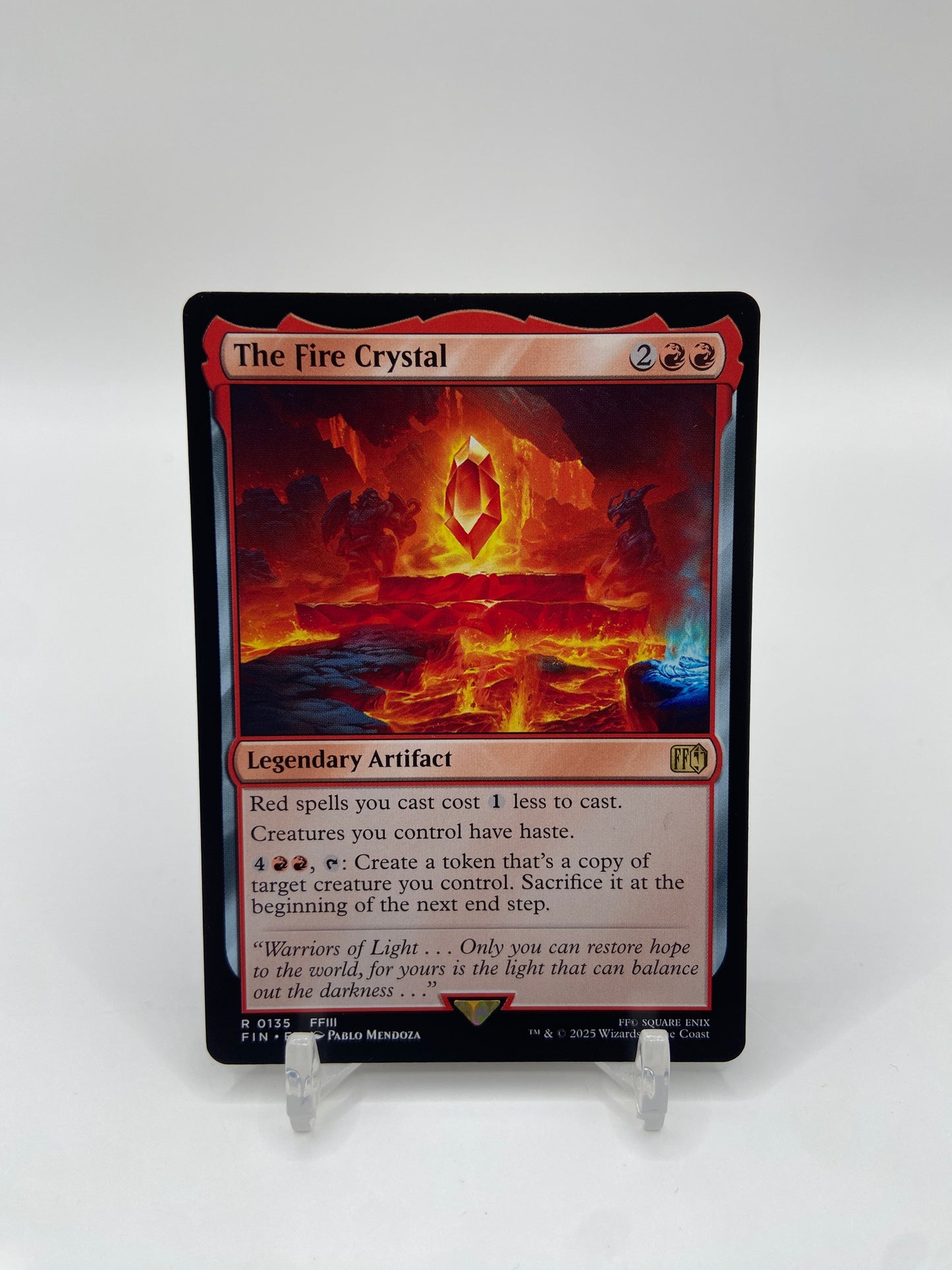 The Fire Crystal Universes Beyond: FINAL FANTASY R 135