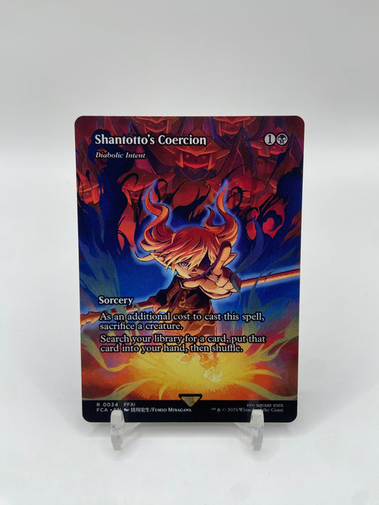 Shantotto's Coercion - Diabolic Intent (Showcase) Universes Beyond: FINAL FANTASY: Through the Ages R 34