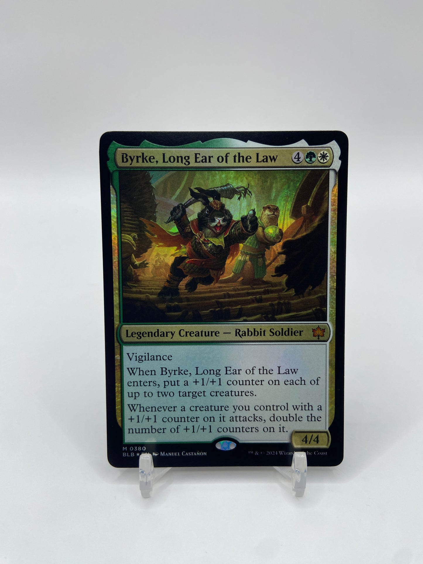Byrke, Long Ear of the Law Foil Bloomburrow M 380