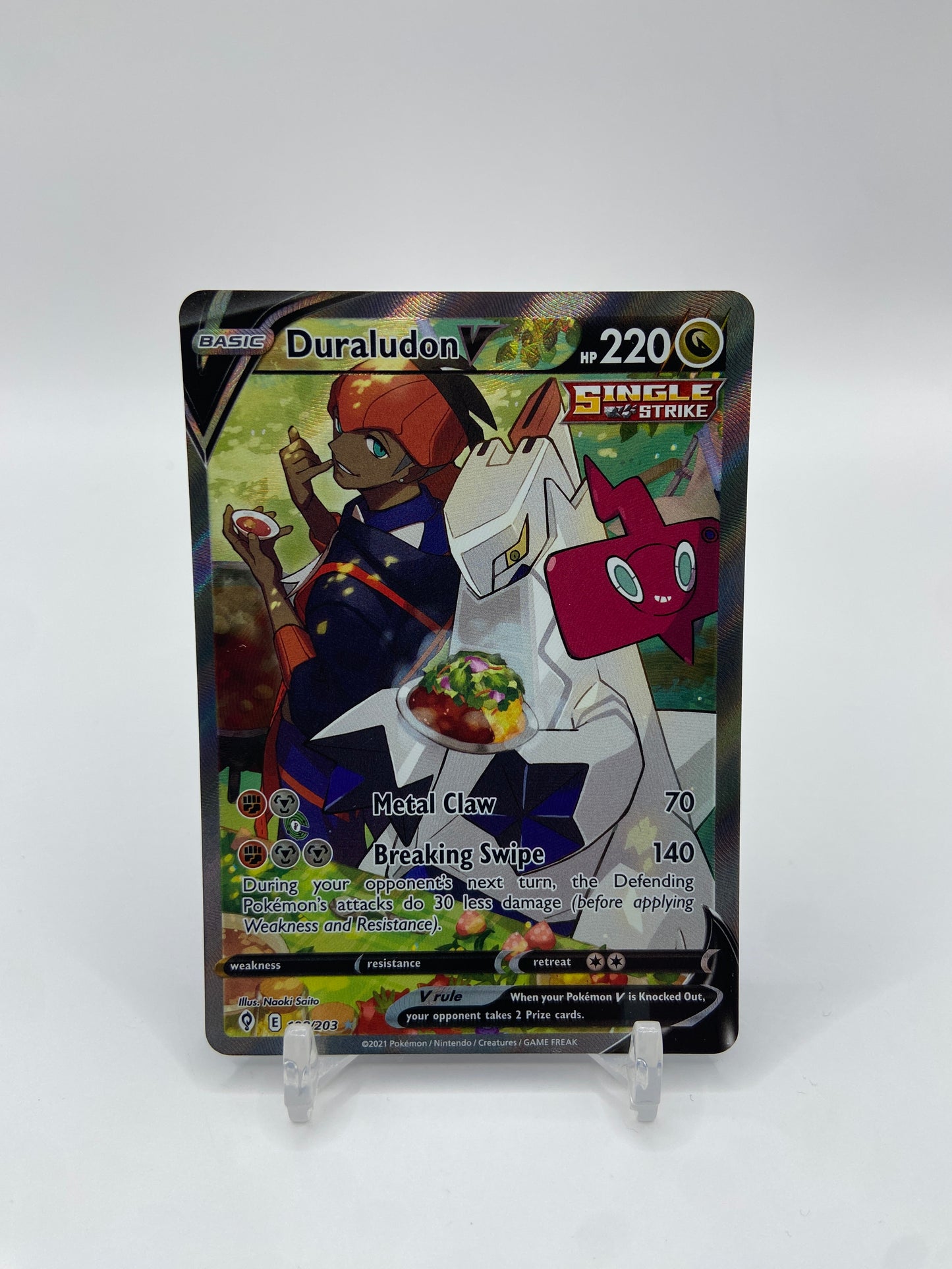 Duraludon V Alt Art Secret Rare Evolving Skies 198/203