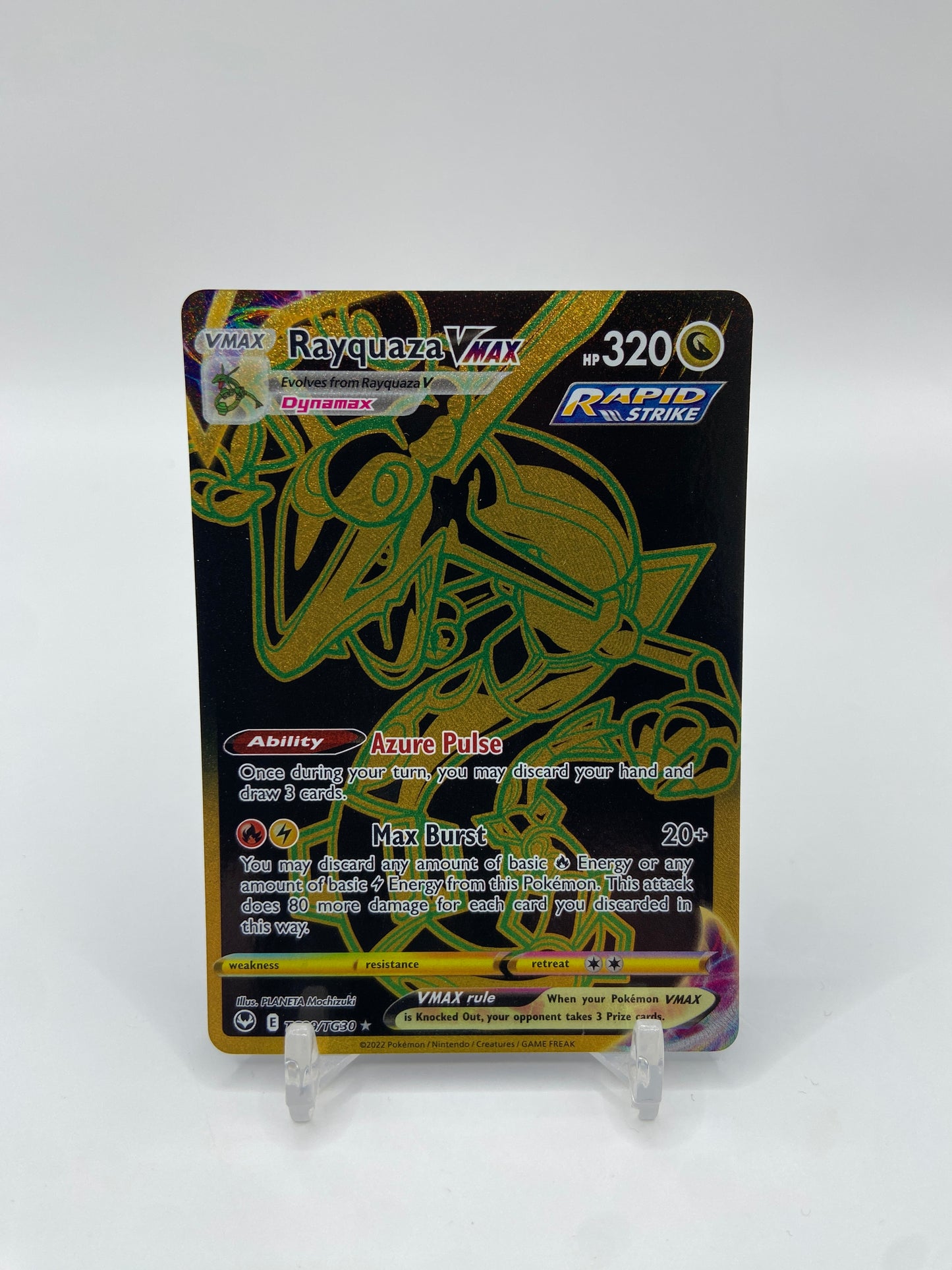 Rayquaza VMAX (Secret) Silver Tempest Trainer Gallery TG29/TG30