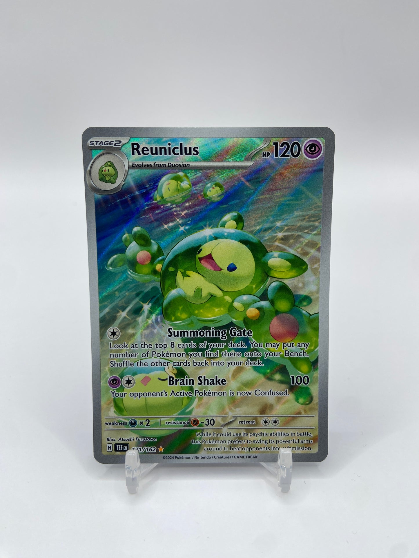 Reuniclus Art Rare Full Art Temporal Forces  171/162