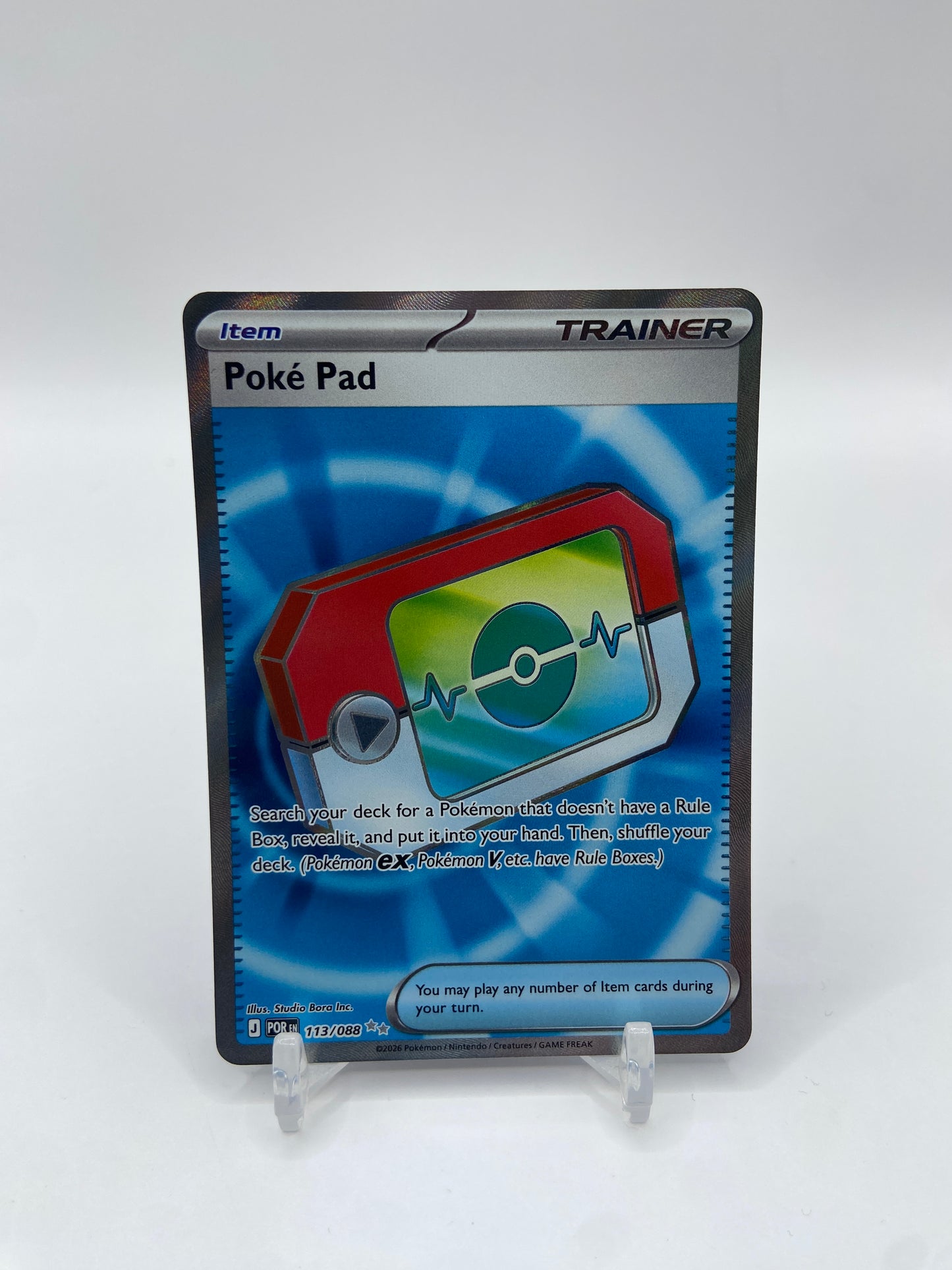 Poke Pad Full Art Perfect Order 113/088