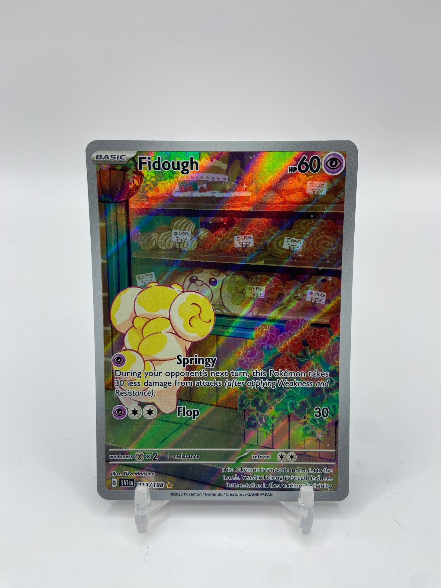 Fidough Art Rare Full Art  Scarlet & Violet Base Set 213/198