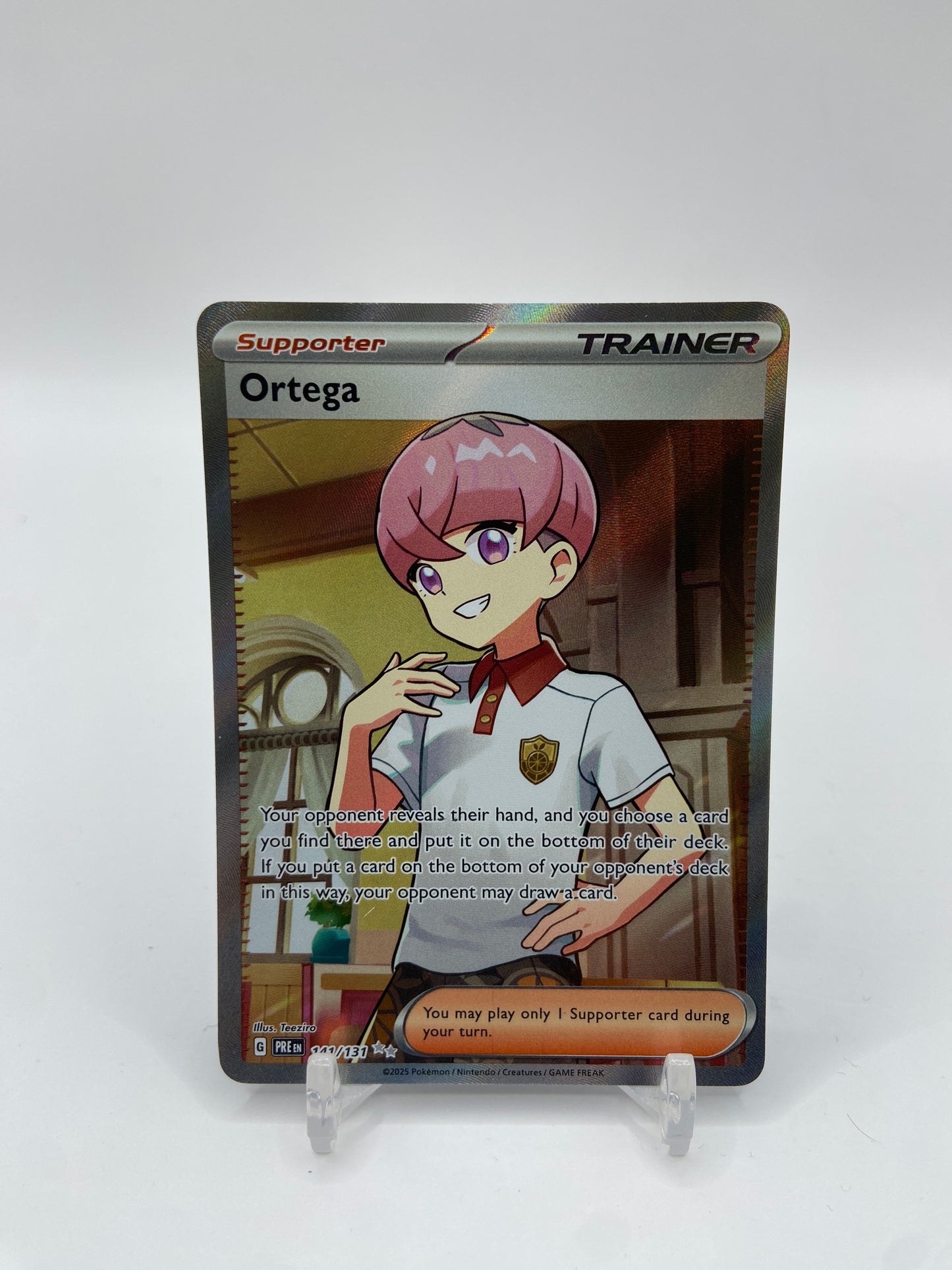 Ortega Full Art Prismatic Evolutions 141/131