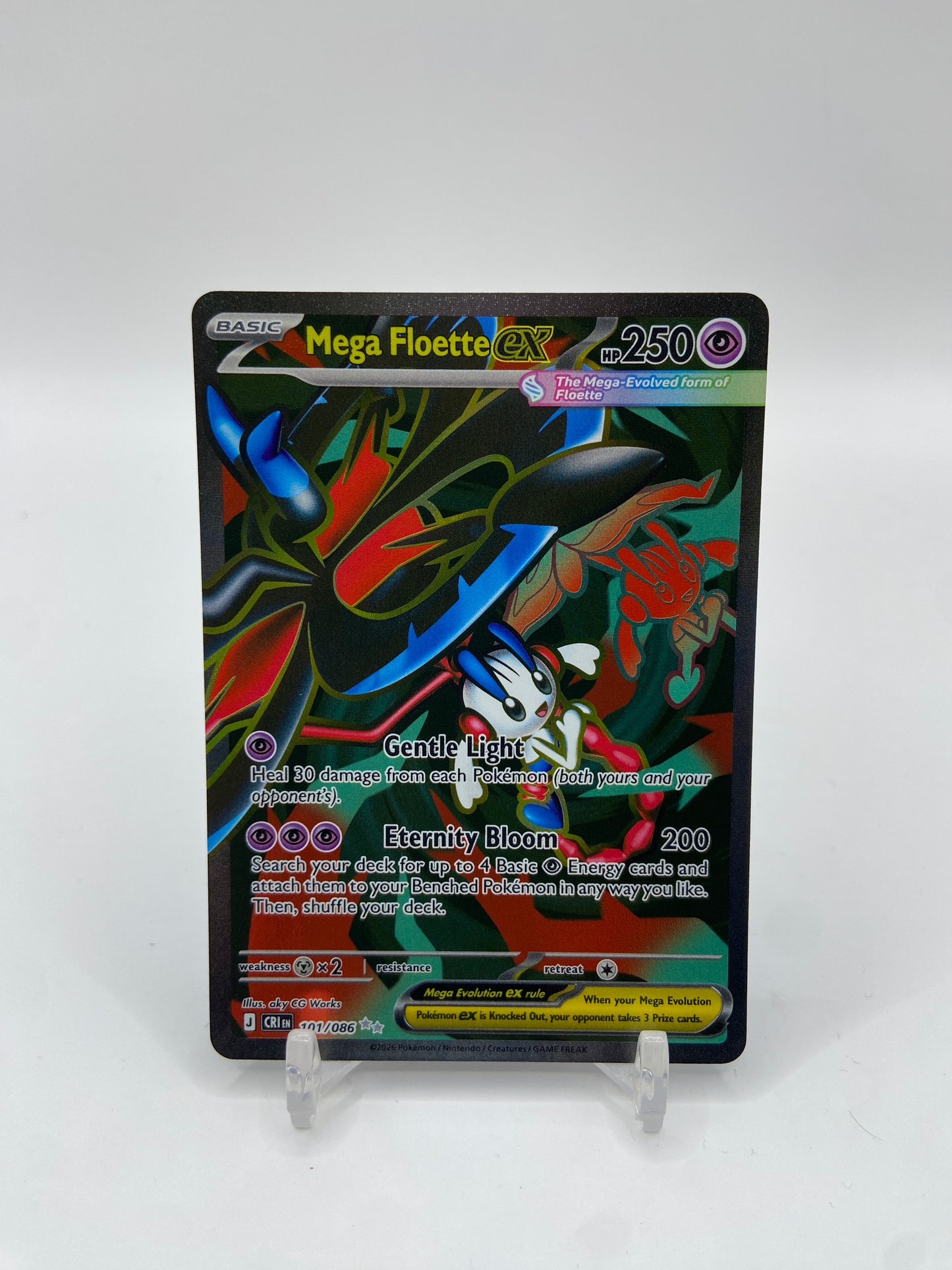 Mega Floette ex Full Art Chaos Rising 101/086