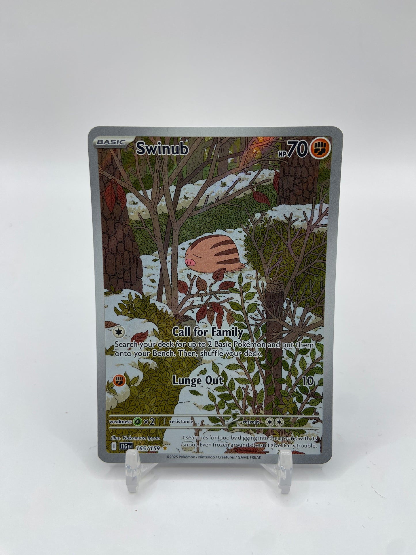 Swinub  Illustration Rare Full Art Journey Together 165/159