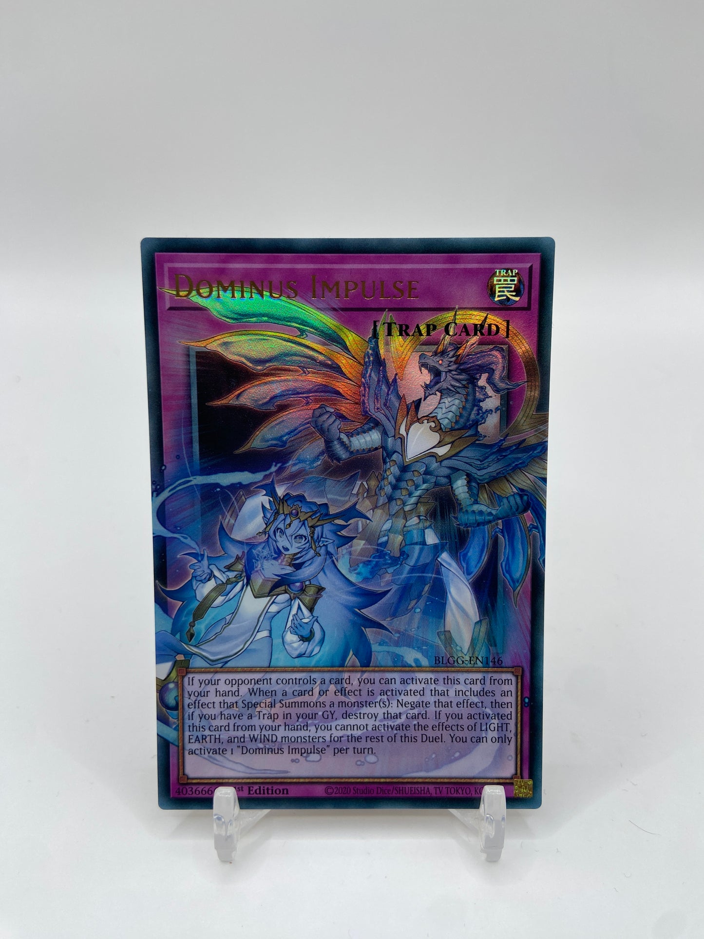 Dominus Impulse Ultra Rare Over Frame Battles of Legend: Glorious Gallery BLGG-EN146