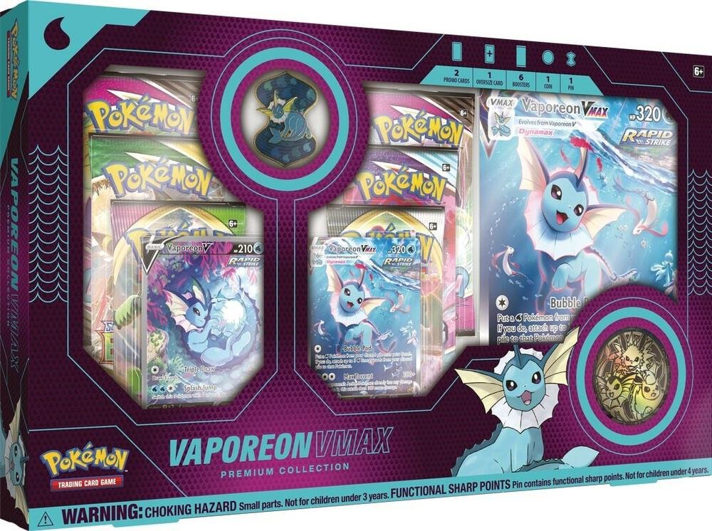 Vaporeon Vmax Premium Collection Box