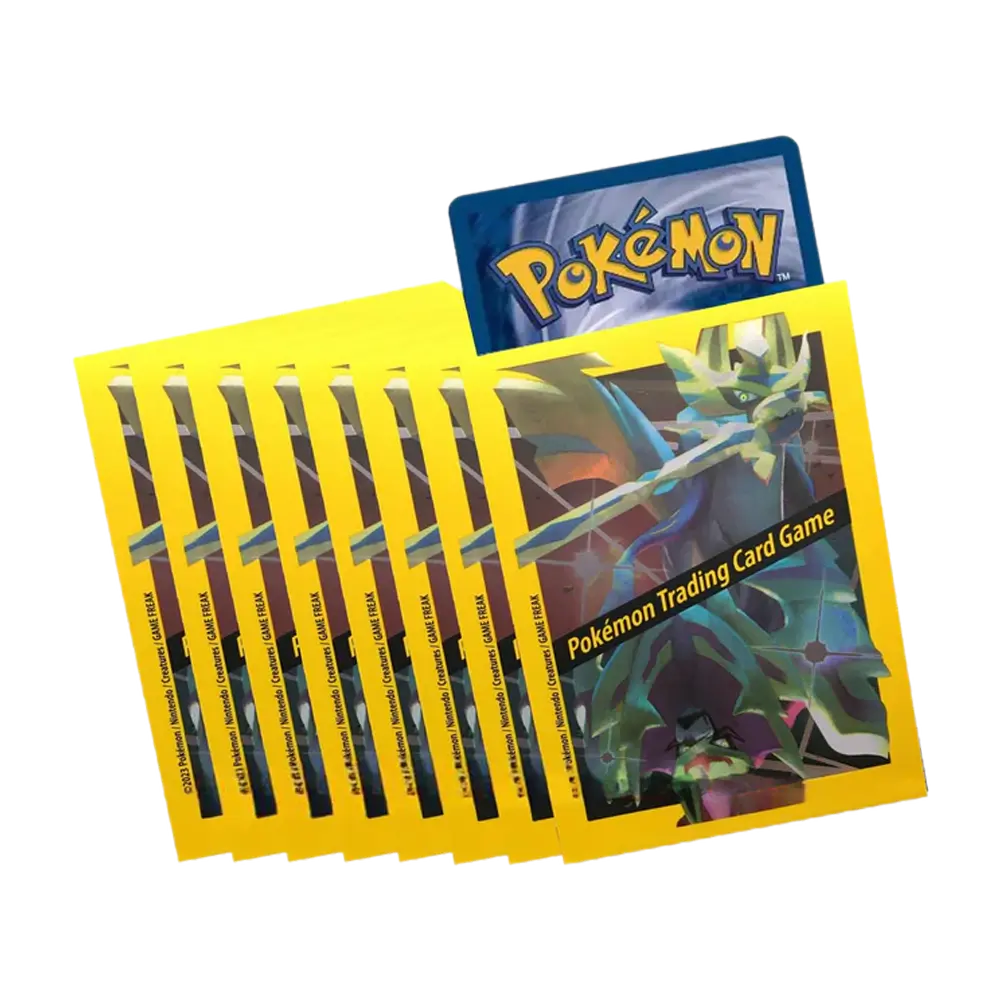 Crown Zenith Shiny Zacian & Zamazenta Sleeves 65PC Standard Size