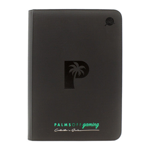 Palms Off Collector's Series Top Loader Zip Binder - Black