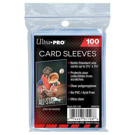 Ultra PRO Trading Card Clear Soft Sleeves 100 Pack