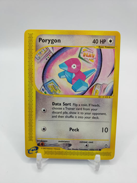 Porygon E Reader Aquapolis 103b/147