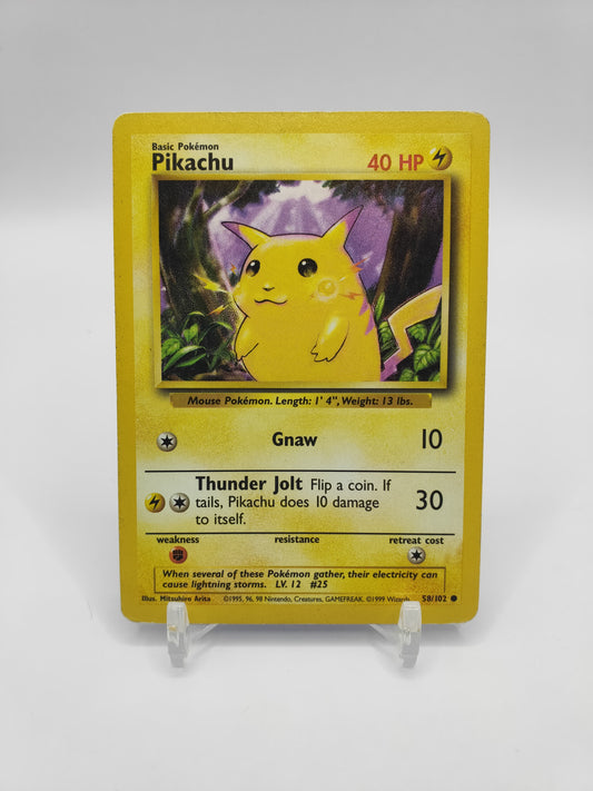 Pikachu Base Set 58/102