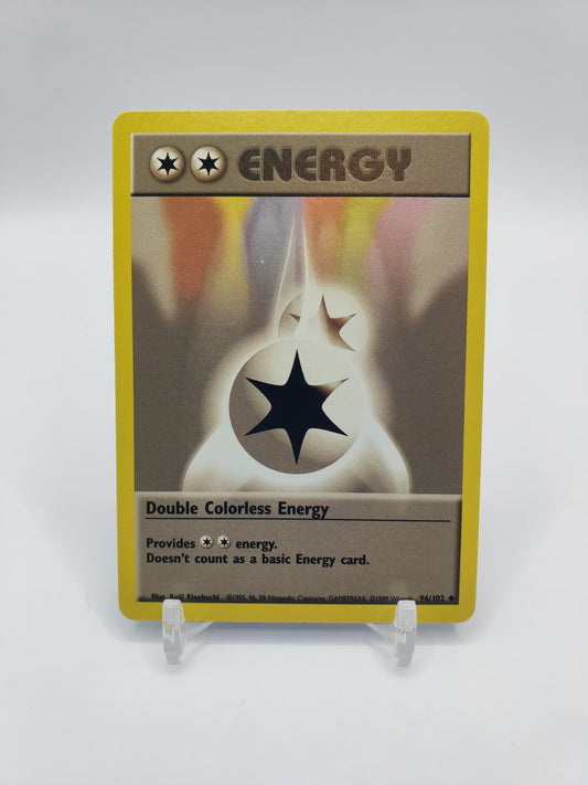Double Colorless Energy Base Set 96/102