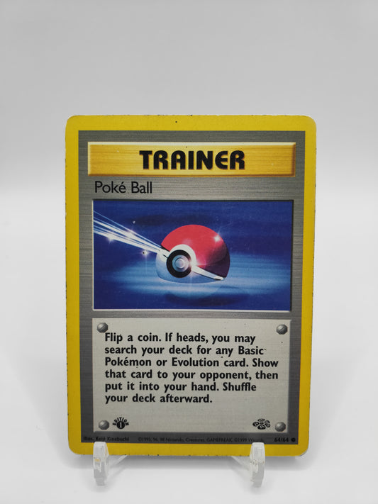 Pokeball 1st Edition Jungle Set 64/64