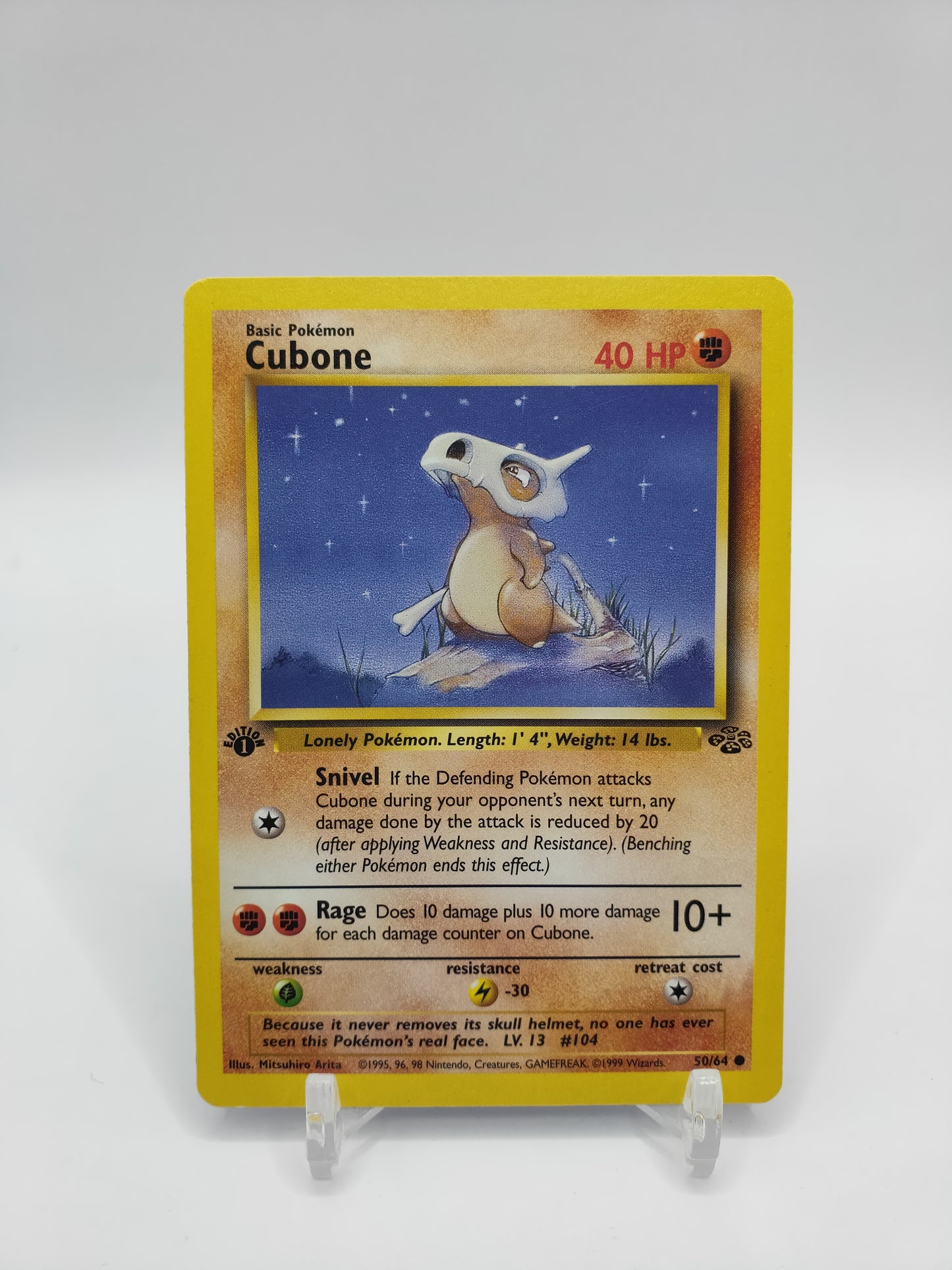 Cubone 1st Edition Jungle Set 50/64